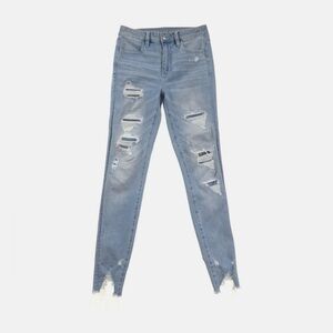 American Eagle Outfitters super hi-rise distressed jeggings